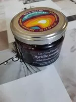 Mängden socker i Confiture myrtilles