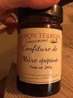 Mängden socker i Confiture de mûres épépinés