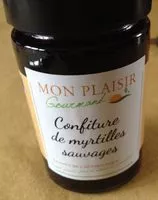 Mängden socker i Confiture de myrtilles sauvage