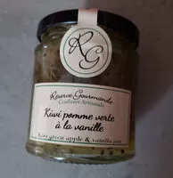 Mängden socker i Kiwi pomme verte à la vanille