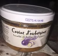 Mängden socker i Caviar d'aubergines