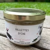 Mängden socker i RILLETTES D’OIE