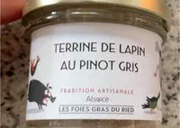 Mängden socker i Terrine de lapin au pinot gris