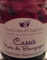 Mängden socker i Confiture cassis noir de bourgogne