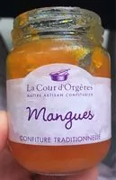 Mängden socker i Confiture traditionnelle de mangues