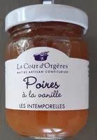 Mängden socker i Poires à la vanille