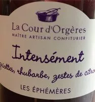 Mängden socker i Confiture de griottes et rhubarbe aux zestes de citron