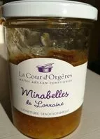 Mängden socker i Confiture Mirabelles de Lorraine