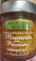 Mängden socker i Moutarde aux poivrons saveur ail