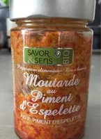 Mängden socker i Moutarde Bio Au Piment D'espelette