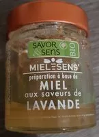 Mängden socker i Miel aux saveurs lavande