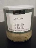 Mängden socker i Chevrette au basilic