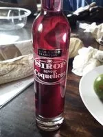 Mängden socker i Sirop saveur coquelicot