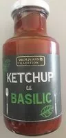 Mängden socker i Ketchup au basilic