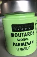 Mängden socker i Moutarde saveur parmesan et basilic