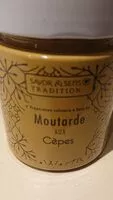 Mängden socker i Moutarde aux cèpes