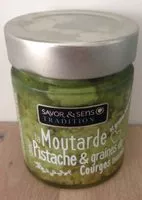 Mängden socker i Moutarde pistache et graines de courges toastées