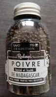 Mängden socker i Poivre de Madagascar