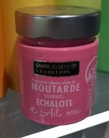 Mängden socker i Moutarde saveur Echalotte et Ail Rose