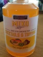 Mängden socker i Sirop extra concentré kiwi mangue passion