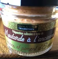 Mängden socker i Moutarde à l'ancienne Sauternes et piment d'Espelette