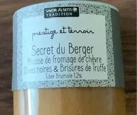 Mängden socker i Secret du berger