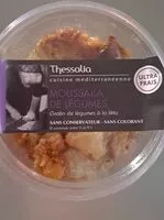 Mängden socker i Moussaka de légumes