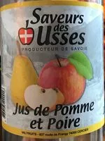 Mängden socker i Jus de pomme et poire