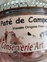 Mängden socker i Pâté de campagne
