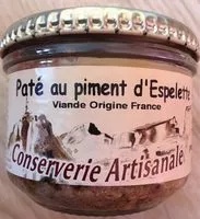 Mängden socker i Paté au piment d'Espelette
