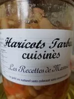 Mängden socker i Haricots Tarbais cuisinés