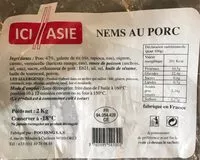 Mängden socker i Nems au porc