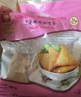 Mängden socker i Samossa au crevettes