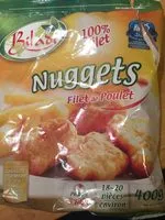 Mängden socker i Nuggets filet de poulet