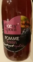 Mängden socker i Pur Jus de Pomme et Raisin Cœur de Pom'