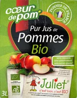 Mängden socker i Pur jus de pomme bio Juliet