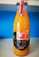 Mängden socker i Pur Jus Pomme Pêche Abricot 75CL