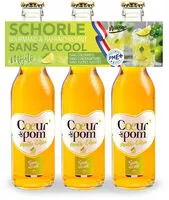 Mängden socker i Schorle Pomme Menthe Citron Tripack Cœur de Pom'