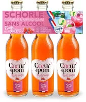 Mängden socker i Schorle Pomme Fruits Rouges Tripack Cœur de Pom'