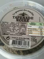 Mängden socker i Tapenade noire
