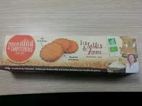 Mängden socker i Les sablés de Anne