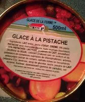 Mängden socker i Glace à la pistache