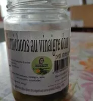 Mängden socker i Cornichons au vinaigre doux