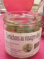 Mängden socker i Cornichons au vinaigre doux