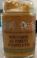 Amount of sugar in Moutarde au piment d’espelette