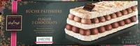 Mängden socker i Bûche pâtissière : plaisir 2 chocolats