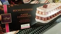 Mängden socker i Bûche pâtissière Plaisir Praliné-Vanille