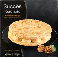 Mängden socker i Succès aux Noix
