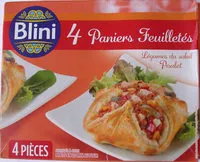 Mängden socker i 4 Paniers Feuilletés Légumes du Soleil Poulet