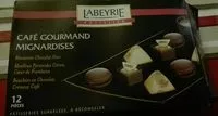Mängden socker i Café gourmande mignardises
